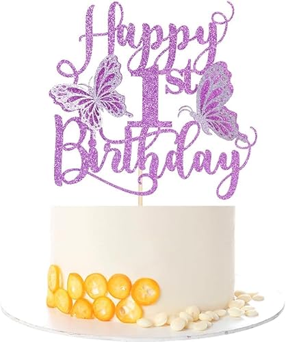 Tortendeko Schmetterling,Tortendeko Mädchen,Mädchen 1.Geburtstag Cake Topper,3D Schmetterlinge Deko Torte Glitzer Schmetterlinge Deko Torte Torten Deko für Geburtstag,Hochzeit Tortendeko Schmetterling,Tortendeko Mädchen,Mädchen 1.Geburtstag Cake Topper,3D Schmetterlinge Deko Torte Glitzer Schmetterlinge Deko Torte Torten Deko für Geburtstag,Hochzeit von JIOLINK