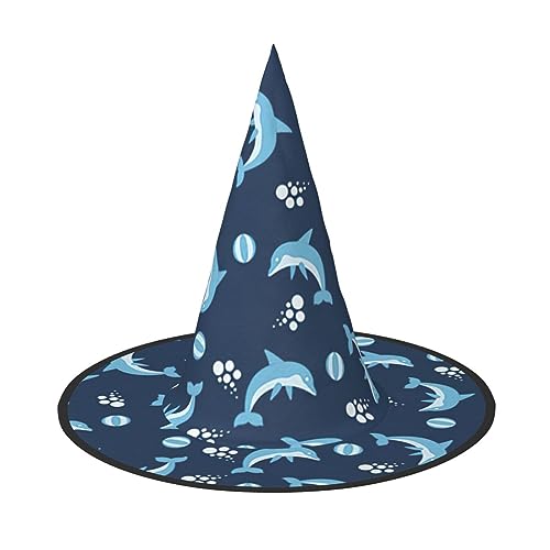 JIPOFD Delfinkugeln Halloween Hexenkostüm Zubehör Spitzkappe Hexenhut Faltbare Halloween Hüte 2 Stück JIPOFD Delfinkugeln Halloween Hexenkostüm Zubehör Spitzkappe Hexenhut Faltbare Halloween Hüte 2 Stück von JIPOFD