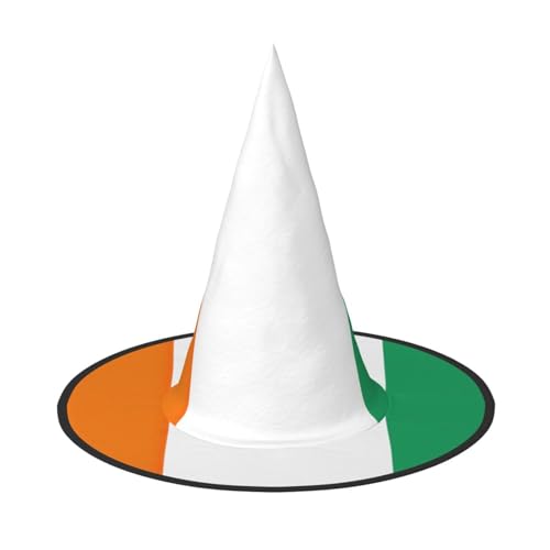 JIPOFD Flagge der Elfenbeinküste Halloween Hexenkostüm Zubehör Spitzkappe Hexenhut Faltbare Halloween Hüte 2 Stück JIPOFD Flagge der Elfenbeinküste Halloween Hexenkostüm Zubehör Spitzkappe Hexenhut Faltbare Halloween Hüte 2 Stück von JIPOFD