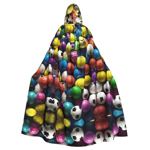 JIPOFD Fußball-Umhang mit Kapuze, Uni, für Erwachsene, lang, Halloween, Weihnachten, ein Muss für Zauberer, Party JIPOFD Fußball-Umhang mit Kapuze, Uni, für Erwachsene, lang, Halloween, Weihnachten, ein Muss für Zauberer, Party von JIPOFD