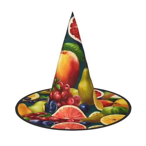JIPOFD Gesundes Essen Halloween Hexenkostüm Zubehör Spitzkappe Hexenhut Faltbare Halloween Hüte 2 Stück JIPOFD Gesundes Essen Halloween Hexenkostüm Zubehör Spitzkappe Hexenhut Faltbare Halloween Hüte 2 Stück von JIPOFD