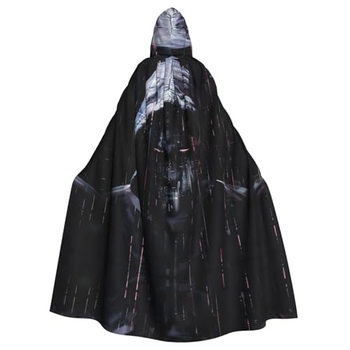 JIPOFD Hacker Era Uni Erwachsene Kapuzenumhang Lang Halloween Weihnachten Must Have Magier Umhang Party von JIPOFD