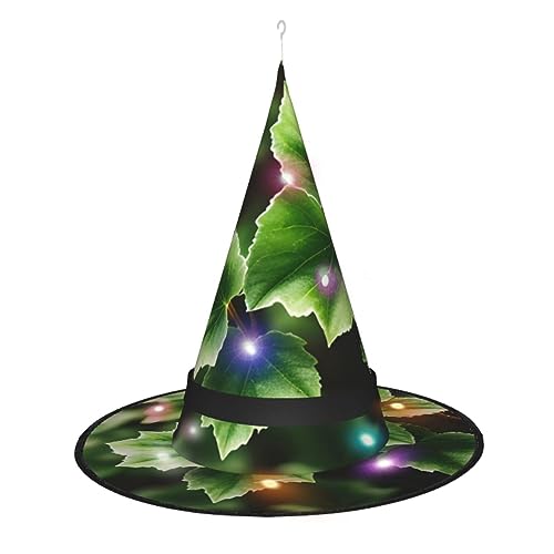 JIPOFD Ivy Blossoms Tree Damen Hexenhüte für Halloween, Party, Maskerade, Cosplay, Kostüm, Zubehör und den täglichen Urlaub von JIPOFD