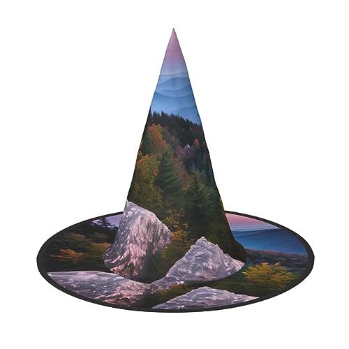 JIPOFD Kanadischer Hexenhut Smokey Mountain Klippe Halloween Hexenhut Faltbar Halloween Hut 2 Stück JIPOFD Kanadischer Hexenhut Smokey Mountain Klippe Halloween Hexenhut Faltbar Halloween Hut 2 Stück von JIPOFD