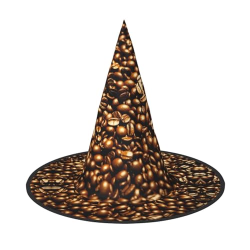 JIPOFD Lustige geröstete Kaffeebohnen Halloween Hexenkostüm Zubehör Spitzkappe Hexenhut Faltbare Halloween Hüte 2 Stück JIPOFD Lustige geröstete Kaffeebohnen Halloween Hexenkostüm Zubehör Spitzkappe Hexenhut Faltbare Halloween Hüte 2 Stück von JIPOFD