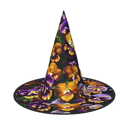 JIPOFD Stiefmütterchen Perfektion Halloween Hexenkostüm Zubehör Spitzkappe Hexenhut Faltbare Halloween Hüte 2 Stück JIPOFD Stiefmütterchen Perfektion Halloween Hexenkostüm Zubehör Spitzkappe Hexenhut Faltbare Halloween Hüte 2 Stück von JIPOFD