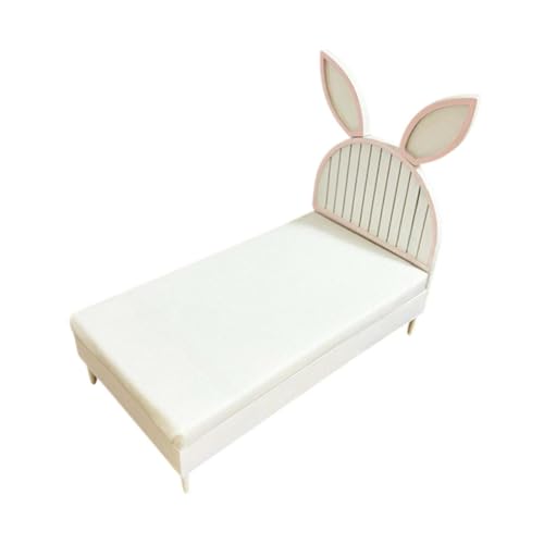 JISADER 1/12 Dollhouse Bett DIY BRÜFUNGSMINIDUR Bed für Mikrolandschaftsschlafzimmer Kinder von JISADER