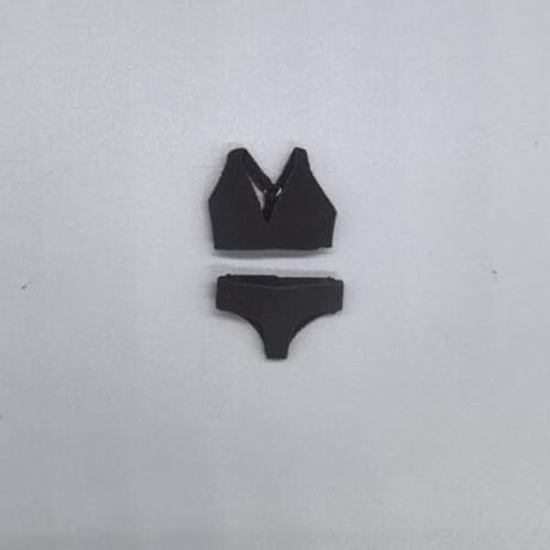 JISADER 1/12 Im Maßstab Der Unterwäsche Puppenkleidung, Schwarz von JISADER