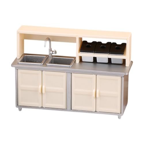 JISADER 1/12 Puppenhaus Milchtee Arbeitsstation Miniatur 37x12x28inch Spielzeug für Szenen JISADER 1/12 Puppenhaus Milchtee Arbeitsstation Miniatur 37x12x28inch Spielzeug für Szenen von JISADER