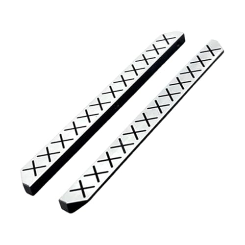 JISADER 1/12 RC Auto Links/Rechts Pedale Zubehör Ersatzteile Direkter Ersatz Tragbare Aluminium für H12Y H12Y +, Schwarz von JISADER