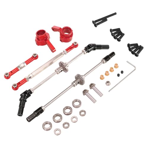 JISADER 1/12 RC -Auto vorne und Hinterachsen -Kit -Modifikation Zubehör Keeprofel Easy Installation Fernbedienungsauto -Teile für LC79 von JISADER