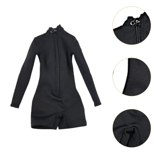 JISADER 1/6 Actionfiguren Jumpsuit für Puppen, Outfit für Weibliche Figuren in 12 Zoll, Schwarz JISADER 1/6 Actionfiguren Jumpsuit für Puppen, Outfit für Weibliche Figuren in 12 Zoll, Schwarz von JISADER