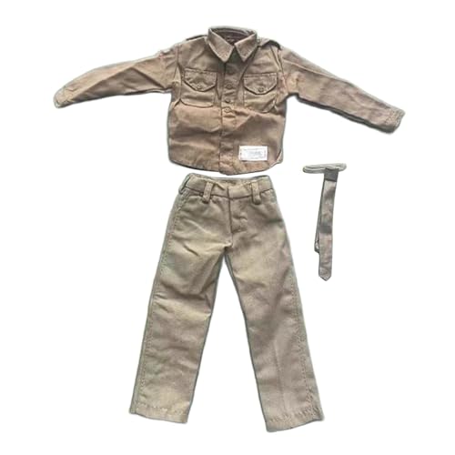 JISADER 1/6 männliche Figur Kleidung, 12" Soldat Outfit Jacke und Hosen Zubehör, Trainingsuniform, von JISADER