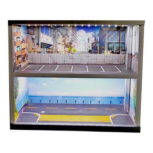 JISADER 1/64 Model Car Display Case Collectible Gift Ornament Dekorative Aufbewahrungsbox von JISADER