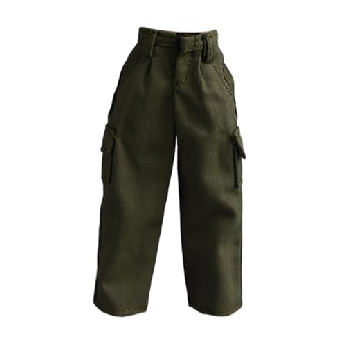 JISADER 1:12 Maßstab Action Figur Kleidung Kostüm Zubehör Hosen Casual Miniatur Puppe Kleidung, GrÜn JISADER 1:12 Maßstab Action Figur Kleidung Kostüm Zubehör Hosen Casual Miniatur Puppe Kleidung, GrÜn von JISADER