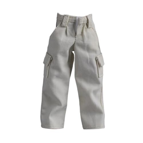 JISADER 1:12 Maßstab Action Figur Kleidung Kostüm Zubehör Hosen Casual Miniatur Puppe Kleidung, Weiß JISADER 1:12 Maßstab Action Figur Kleidung Kostüm Zubehör Hosen Casual Miniatur Puppe Kleidung, Weiß von JISADER