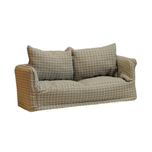JISADER 1:12 Puppenhausmöbel Sofa für DIY Projekte und Accessoires, Blau JISADER 1:12 Puppenhausmöbel Sofa für DIY Projekte und Accessoires, Blau von JISADER
