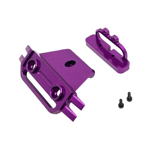 JISADER 1:14 RC Auto Frontschutzbügel Ersatz Aluminium Komponenten Modifikation Metall Bull Bar RC Crawler Guard für 14210 14209, Lila von JISADER