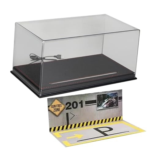 JISADER 1:24 Modellauto Vitrine mit Parkplatzszene, Tischdisplay für Sammler, Schwarz JISADER 1:24 Modellauto Vitrine mit Parkplatzszene, Tischdisplay für Sammler, Schwarz von JISADER