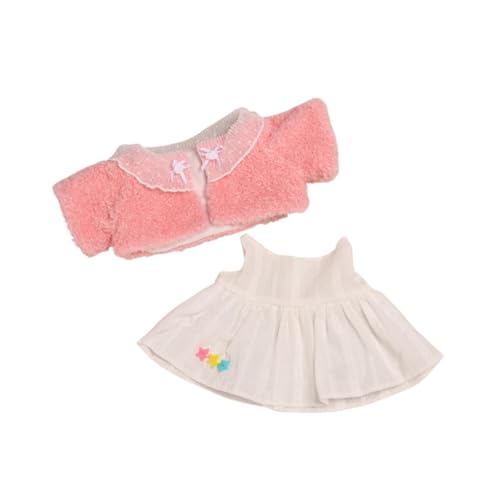JISADER 13 Zoll Plüsch Puppenkleidung Rollenspiel Puppenkleid Bequeme Mode DIY von JISADER