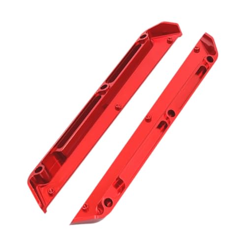 JISADER 2 Stück 1:12 RC Auto Chassis Schutzbleche, Ersatzteile für Wltoys 124019 RC LKW, Rot von JISADER