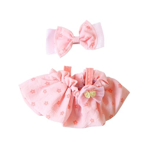 JISADER 2 Stücke Puppenkleidung Puppen Outfit Puppenkleid Puppenkostüm Zubehör Handgefertigt Aus Stoff mit Feinster Verarbeitung für Kindergeschenke Und Szene, Rosa JISADER 2 Stücke Puppenkleidung Puppen Outfit Puppenkleid Puppenkostüm Zubehör Handgefertigt Aus Stoff mit Feinster Verarbeitung für Kindergeschenke Und Szene, Rosa von JISADER
