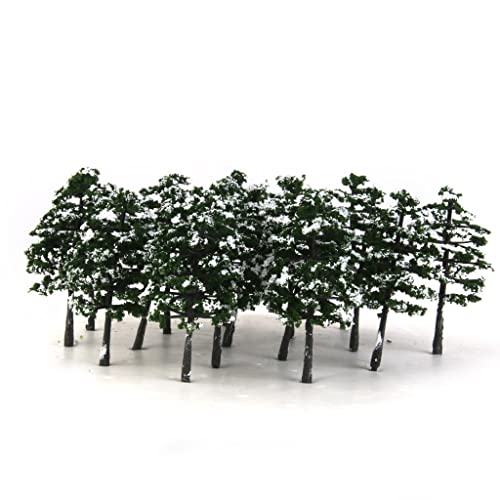 JISADER 20 Stück Mischgröße Modellbäume für N HO Scale Layout Diorama Scenery, F JISADER 20 Stück Mischgröße Modellbäume für N HO Scale Layout Diorama Scenery, F von JISADER