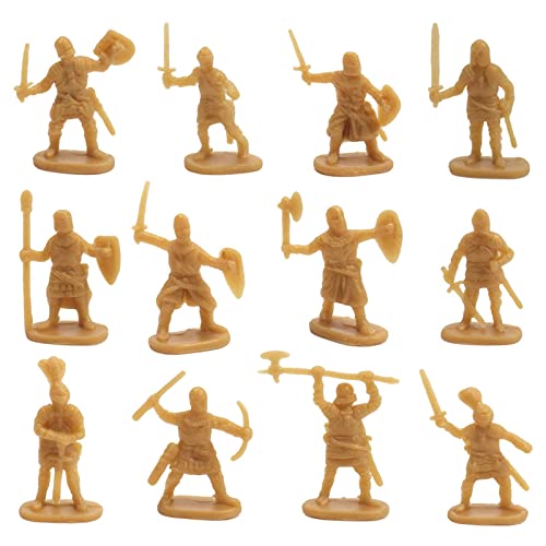 JISADER 200er Set Antike Krieger Figuren Spielzeug Actionfigur Geschenkset Dekorativ, Bronze von JISADER