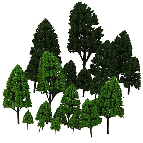 JISADER 24x Hell/dunkelgrüne Pappeln 2,5–16 cm Eisenbahn Regenbahn Layout Parkszene JISADER 24x Hell/dunkelgrüne Pappeln 2,5–16 cm Eisenbahn Regenbahn Layout Parkszene von JISADER