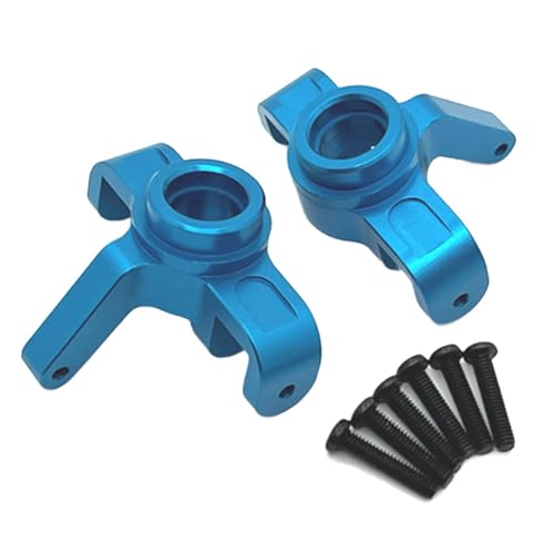 JISADER 2X 1/14 RC Front Steering Cup Metall Lenkung Cups RC Auto Zubehör für 14209 14210, Blau von JISADER