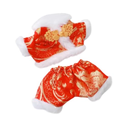 JISADER 2X Puppen Neujahrsoberteil Und Hosen Kostümzubehör für 8 Zoll Puppen Jungenpuppen JISADER 2X Puppen Neujahrsoberteil Und Hosen Kostümzubehör für 8 Zoll Puppen Jungenpuppen von JISADER