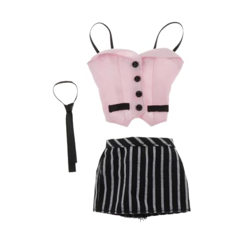 JISADER 3 Stück 1/6 Skala weibliche Kleidung Anzug Vollanzug Outfit für 12 "männliche Action Figur, Rosa JISADER 3 Stück 1/6 Skala weibliche Kleidung Anzug Vollanzug Outfit für 12 "männliche Action Figur, Rosa von JISADER