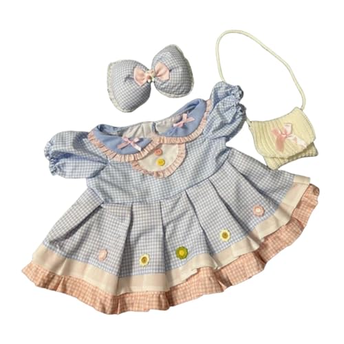 JISADER 3X Miniaturkleidung und Haarnadelbeutel für 23 Zoll Puppen, Neujahrsgeschenke von JISADER