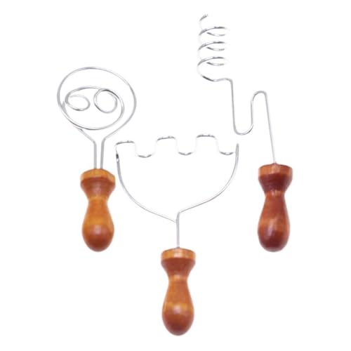 JISADER 3pcs Dollhouse Backwerkzeuge Masher 1/12 Miniatur -Whisk Mini Simulations -Küchenwerkzeuge von JISADER