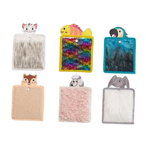 JISADER 6-teilige Sensorikmatten, Pads, Cartoon, tragbar, Fliesen, strukturiert, Wandpaneel mit Tierdesign für Kinder, Jungen und Mädchen JISADER 6-teilige Sensorikmatten, Pads, Cartoon, tragbar, Fliesen, strukturiert, Wandpaneel mit Tierdesign für Kinder, Jungen und Mädchen von JISADER