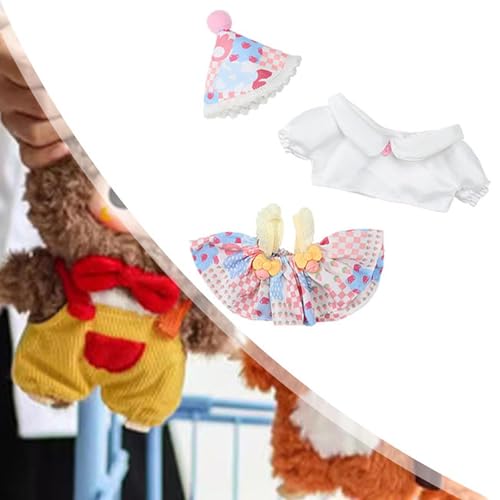 JISADER 8 Zoll Plüschpuppen Kleidung Hemd Rockhutanzug für Cosplay JISADER 8 Zoll Plüschpuppen Kleidung Hemd Rockhutanzug für Cosplay von JISADER