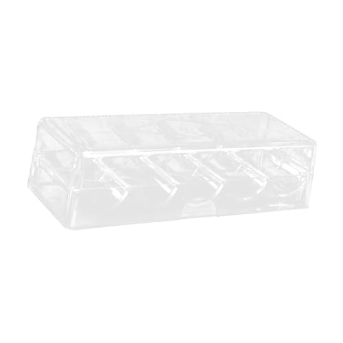 JISADER Acryl Chip Hülle Mahjong Chip Storage Box für Partyspielspielzubehör von JISADER