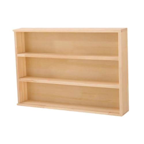JISADER Actionfigur Holz Anzeige Regal 3 Ebenen für 1:64 von JISADER