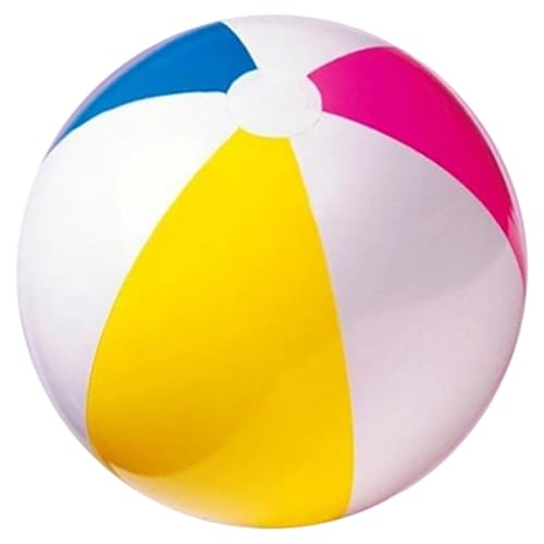 JISADER Aufblasbarer Strandball, Regenbogen-Strandball, Eltern-Kind-Interaktion, Unterhaltung, aufblasbares Schwimmbadspielzeug für Jungen im Freien, 61 cm JISADER Aufblasbarer Strandball, Regenbogen-Strandball, Eltern-Kind-Interaktion, Unterhaltung, aufblasbares Schwimmbadspielzeug für Jungen im Freien, 61 cm von JISADER
