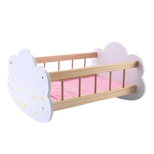 JISADER Babypuppenbett, Rollenspiel, Lernspielzeug, Entwicklungsspielzeug, interaktives Spielzeug, Puppenbett, Puppenzubehör für Kinder ab 3 Jahren JISADER Babypuppenbett, Rollenspiel, Lernspielzeug, Entwicklungsspielzeug, interaktives Spielzeug, Puppenbett, Puppenzubehör für Kinder ab 3 Jahren von JISADER