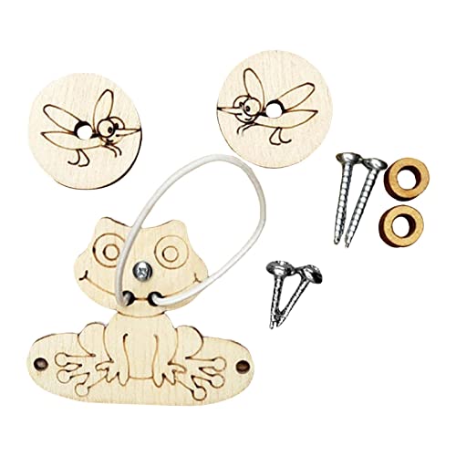 JISADER Beschäftigungsbrett Spielzeug Entwicklungsspielzeug Holzspielzeug Aktivitätsspiel Zubehör Aus Glattem Holz Als Geburtstagsgeschenk für Kin, Frosch JISADER Beschäftigungsbrett Spielzeug Entwicklungsspielzeug Holzspielzeug Aktivitätsspiel Zubehör Aus Glattem Holz Als Geburtstagsgeschenk für Kin, Frosch von JISADER