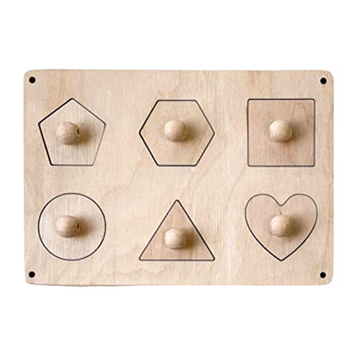 JISADER Beschäftigungsbrett Spielzeug Entwicklungsspielzeug Holzspielzeug Aktivitätsspiel Zubehör Aus Glattem Holz Als Geburtstagsgeschenk für Kin, Geometrie-Form JISADER Beschäftigungsbrett Spielzeug Entwicklungsspielzeug Holzspielzeug Aktivitätsspiel Zubehör Aus Glattem Holz Als Geburtstagsgeschenk für Kin, Geometrie-Form von JISADER