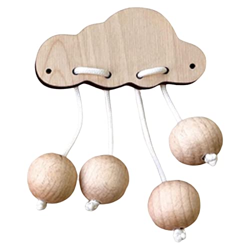 JISADER Beschäftigungsbrett Spielzeug Entwicklungsspielzeug Holzspielzeug Aktivitätsspiel Zubehör Aus Glattem Holz Als Geburtstagsgeschenk für Kin, Wolke JISADER Beschäftigungsbrett Spielzeug Entwicklungsspielzeug Holzspielzeug Aktivitätsspiel Zubehör Aus Glattem Holz Als Geburtstagsgeschenk für Kin, Wolke von JISADER
