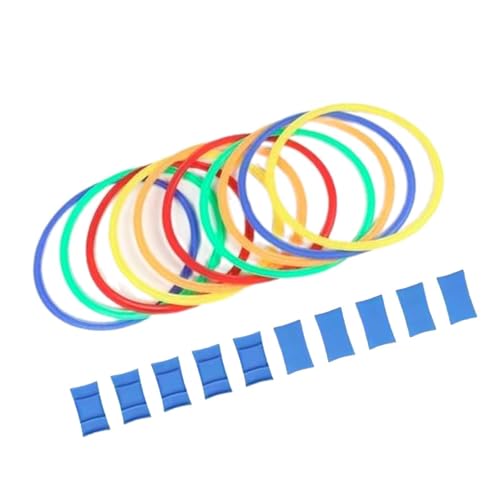 JISADER Beweglichkeitsringe, Geschwindigkeitsringe, Geschwindigkeitstrainingsringe, Kreis Sprungreifen für Übungsspiele, 38cm JISADER Beweglichkeitsringe, Geschwindigkeitsringe, Geschwindigkeitstrainingsringe, Kreis Sprungreifen für Übungsspiele, 38cm von JISADER