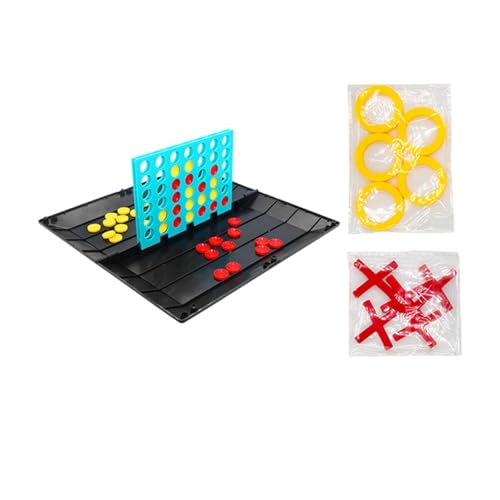 JISADER Brettspiel 2 in 1, Line Up 4 Spiel Und Tic Toe Spiel, Lustiges Spielzeug für JISADER Brettspiel 2 in 1, Line Up 4 Spiel Und Tic Toe Spiel, Lustiges Spielzeug für von JISADER