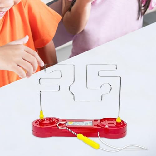 JISADER Bump Spiel mit Elektrizität, Drahtspiel für Intelligenzförderung, Puzzle für Taktile Herausforderungen, Einstufig JISADER Bump Spiel mit Elektrizität, Drahtspiel für Intelligenzförderung, Puzzle für Taktile Herausforderungen, Einstufig von JISADER