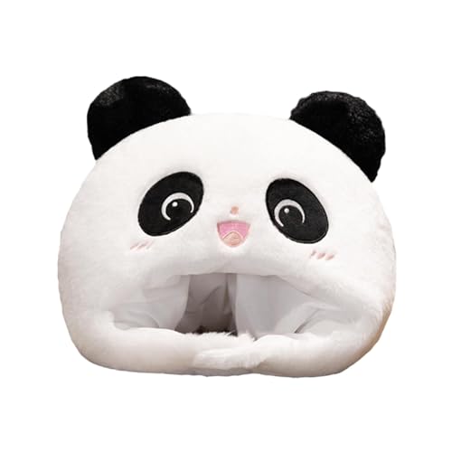JISADER Cartoon Panda Hut Kopfbedeckung Jungen Mädchen Niedliche Kappe Warme Abdeckung Kopfschmuck Kopfbedeckung für Halloween Geburtstag Party Rollenspiele von JISADER