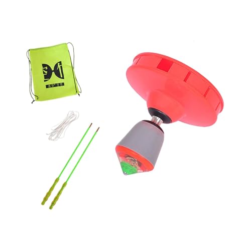 JISADER Chinesisches JoJo Set für Geschicklichkeit, Diabolo Spielzeug mit Stäben, Rot JISADER Chinesisches JoJo Set für Geschicklichkeit, Diabolo Spielzeug mit Stäben, Rot von JISADER