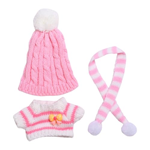 JISADER DREI Teile Puppenkleidung mit Mütze Und Schal für 15–17 cm Große Figuren, Neujahrsgeschenke, Rosa JISADER DREI Teile Puppenkleidung mit Mütze Und Schal für 15–17 cm Große Figuren, Neujahrsgeschenke, Rosa von JISADER