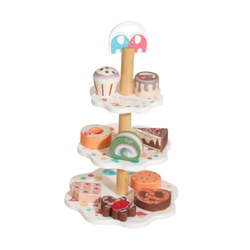 JISADER Dessert Stand Spielset Holz Spielzeug für 3 4 5 Jahre Alte Kinder Mädchen Jungen JISADER Dessert Stand Spielset Holz Spielzeug für 3 4 5 Jahre Alte Kinder Mädchen Jungen von JISADER